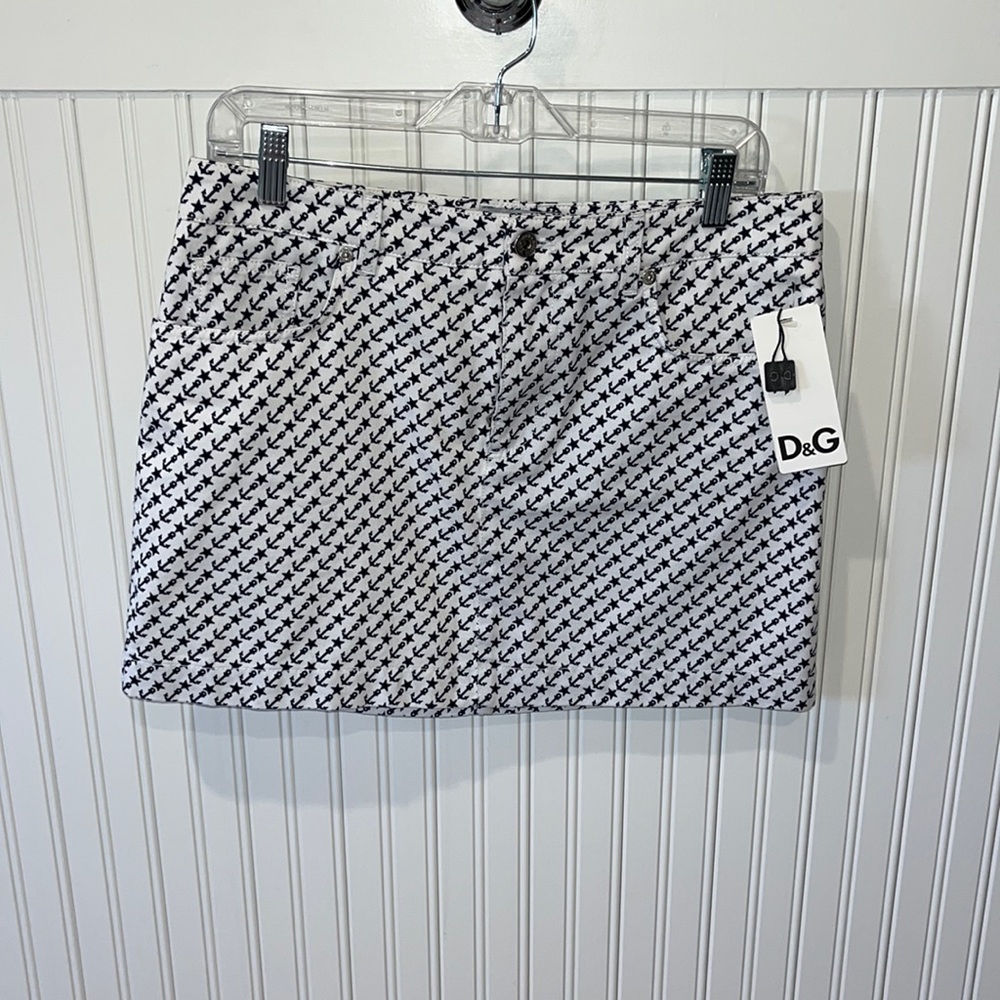 NWT womens D&G Mini Skirt 44